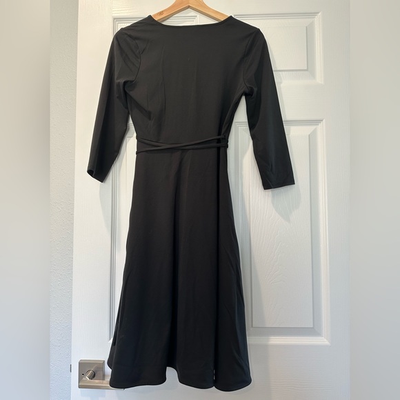 Banana Republic Wrap Dress Black Size SP - Picture 5 of 8